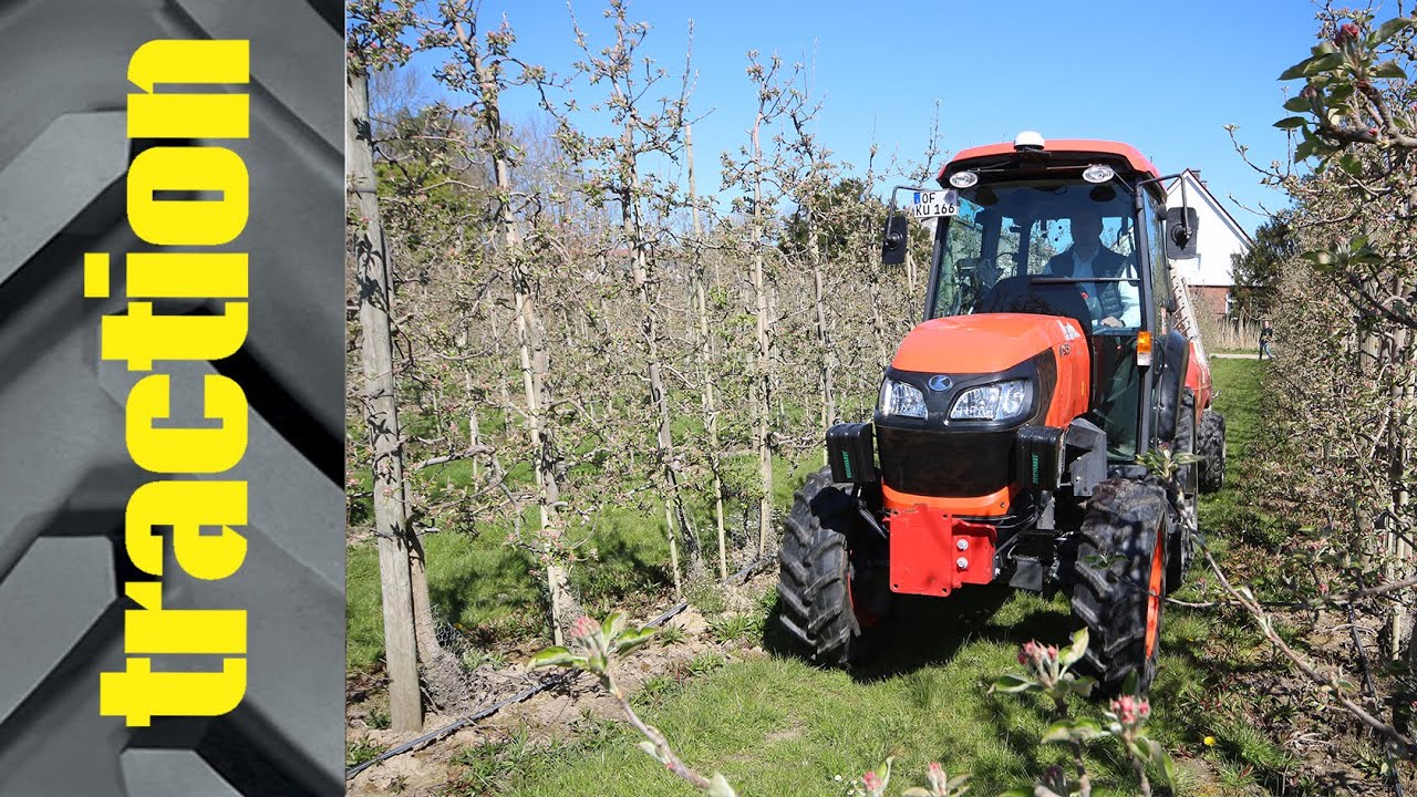 Kubota M5091 Narrow Power Crawler im traction Erstkontakt