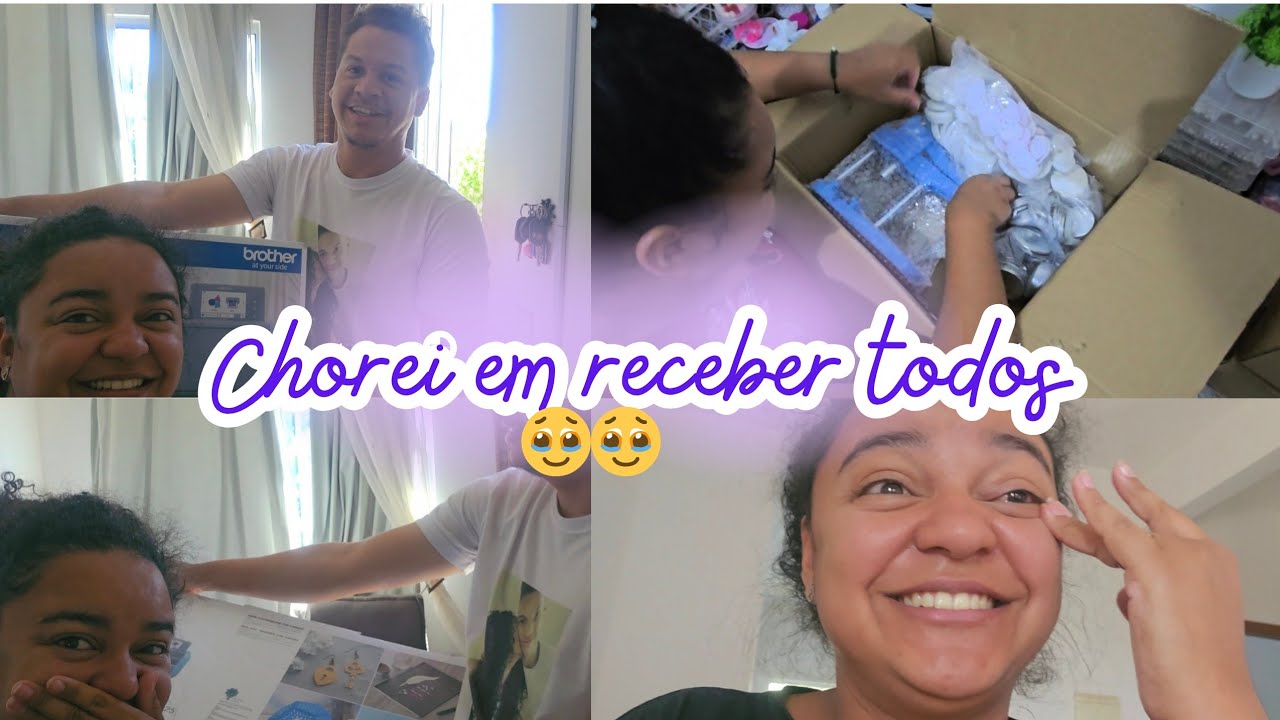 Minha reação ganhando as máquinas! Meu marido me deu TODAS 😍♥️
