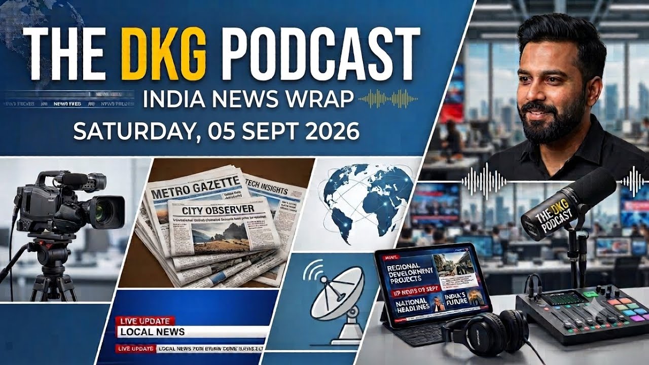  India News Wrap | 05 Sept 2026 | The DKG Podcast 