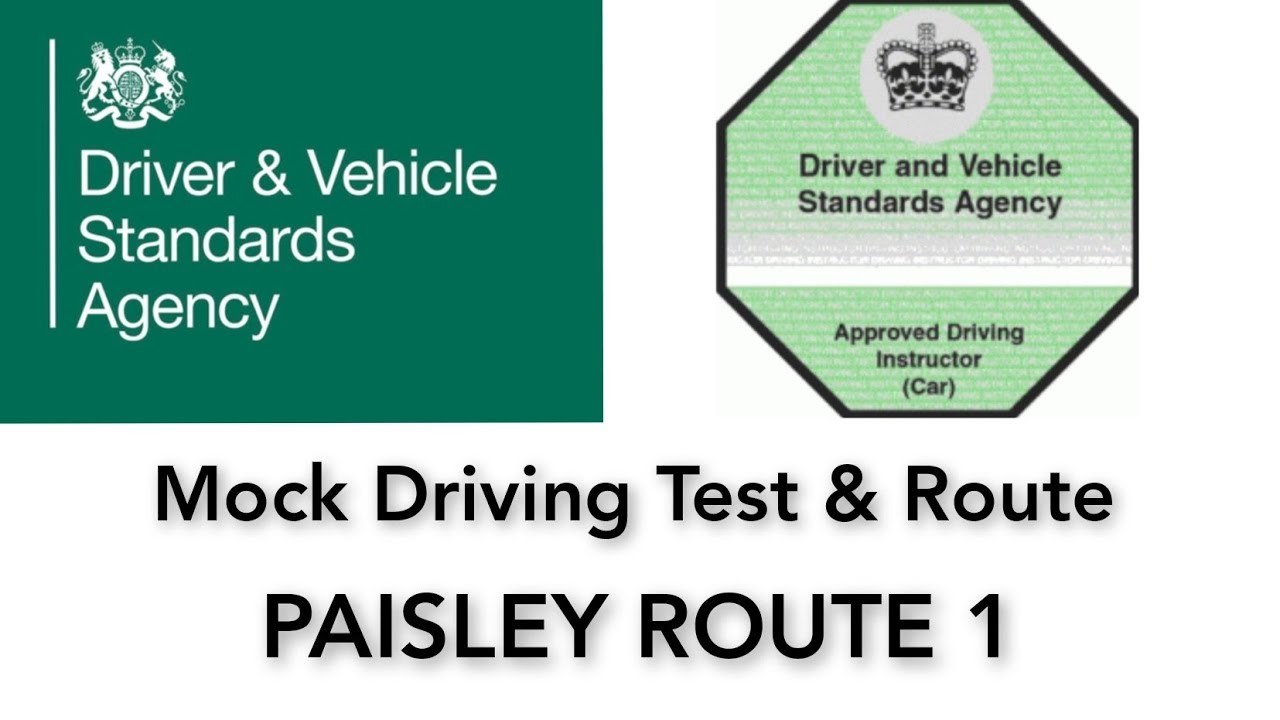 Paisley Mock Test Route 1
