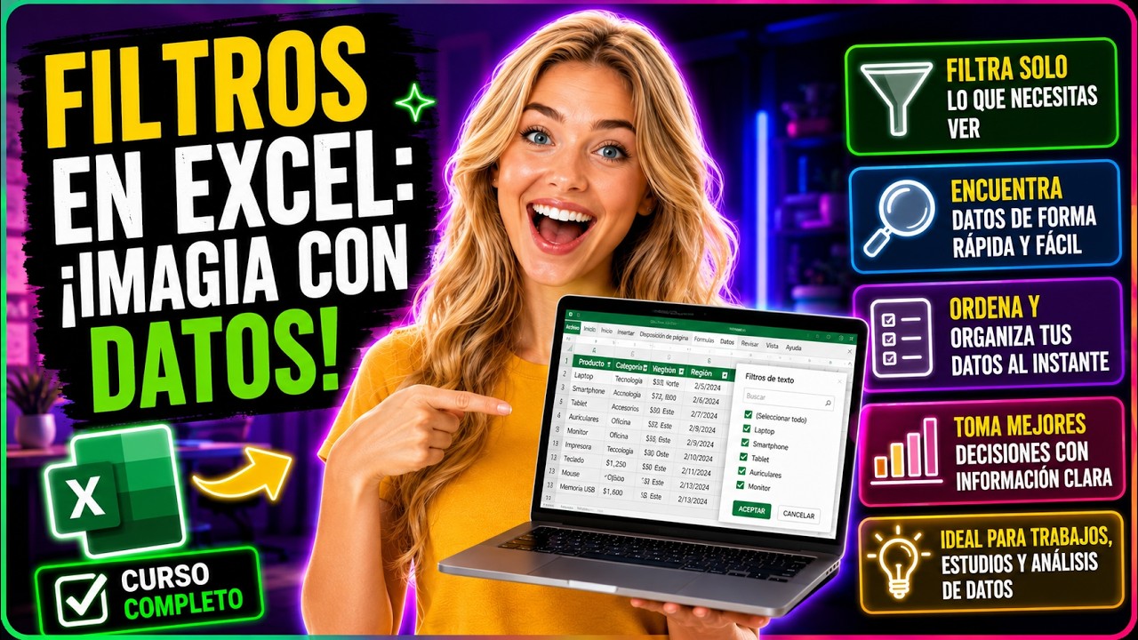Como Utilizar Autofiltros en Excel y Rapido!!!!