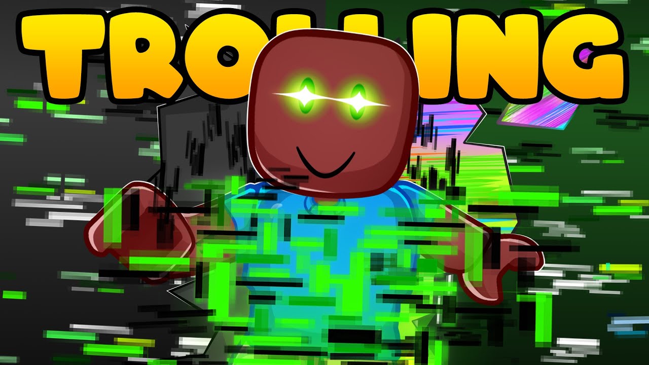 Троллинг с помощью аккаунта GLITCH Aura в RNG Сола в Roblox!