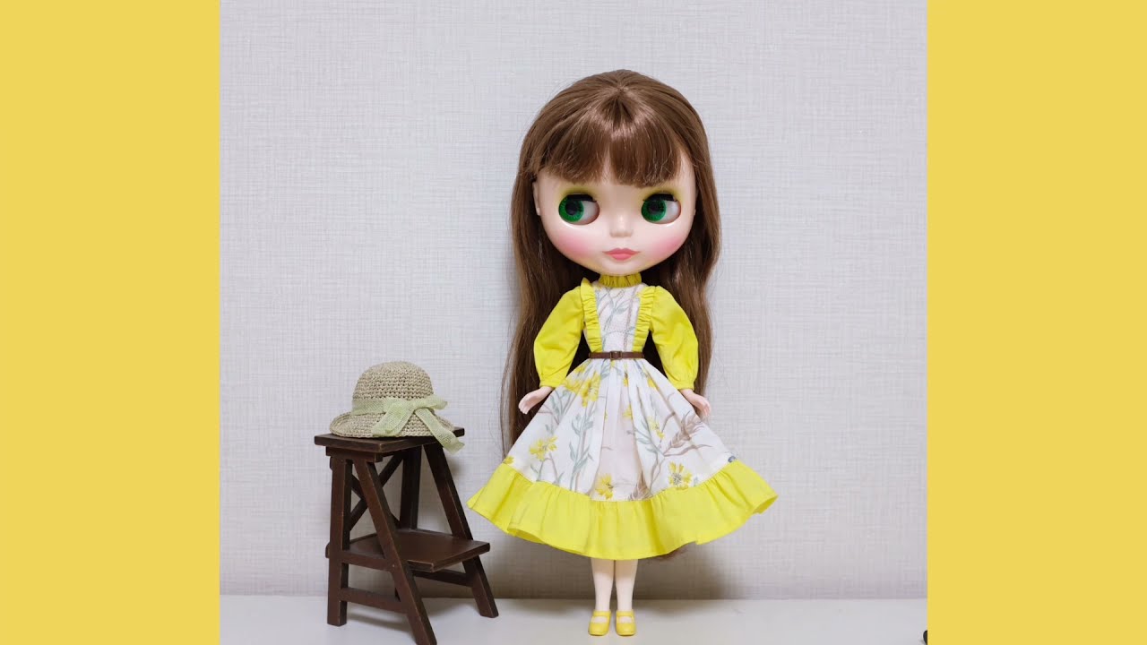 how to make doll dress, blythedoll dress, 인형옷만들기, 미싱으로인형옷만들기