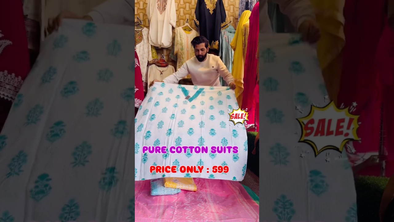 ❤️ SALE PRICE ONLY : 599 🔥 PURE COTTON SUITS 🔥 BOOK YOUR ORDER 📲 7006790409