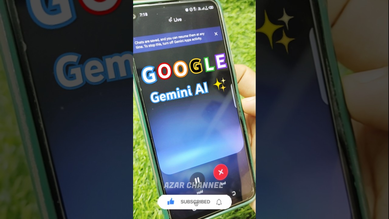 Voice assistant from Gemini AI by Google 🤩✨📲 