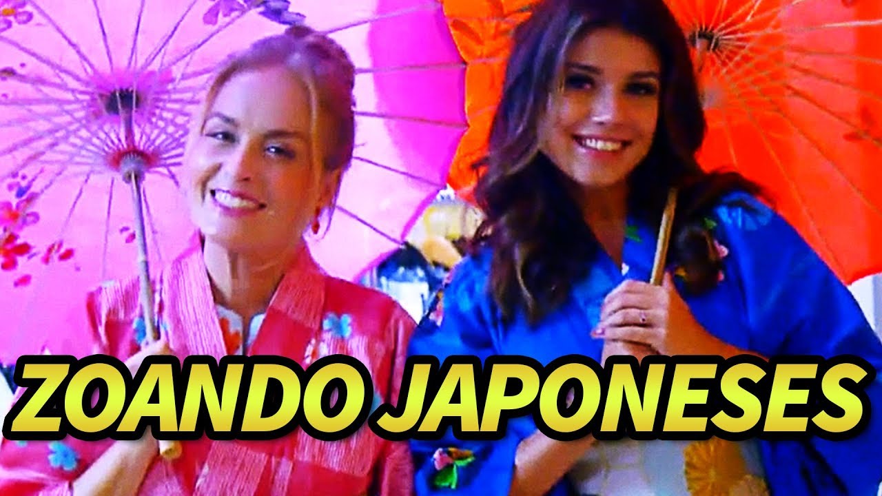 Angélica e cia fazem PIADA com JAPONESES