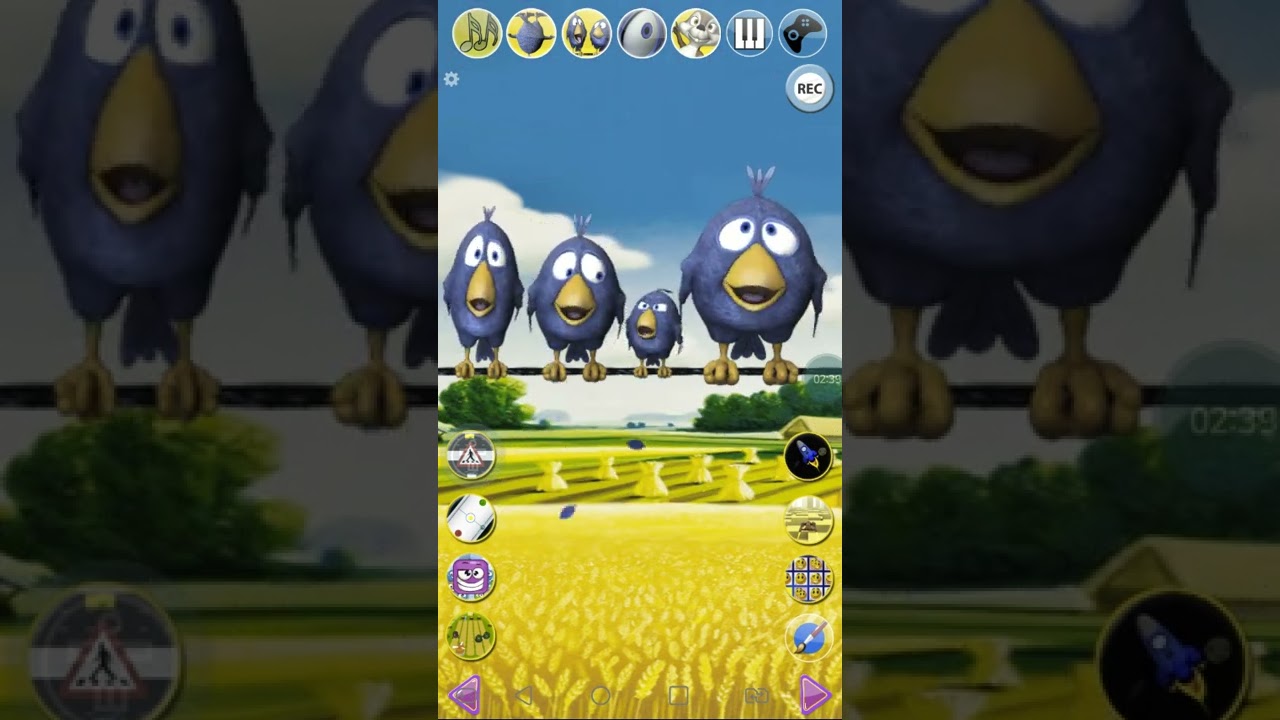 Talking Birds On A Wire Gameplay Android