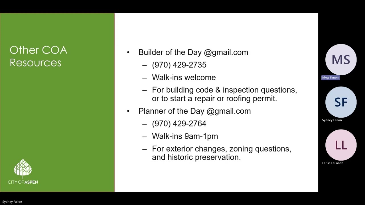 2/26/26 APCHA HOA Educational Series Permitting - featuring: Molly Foley-Healy @Denver 2026