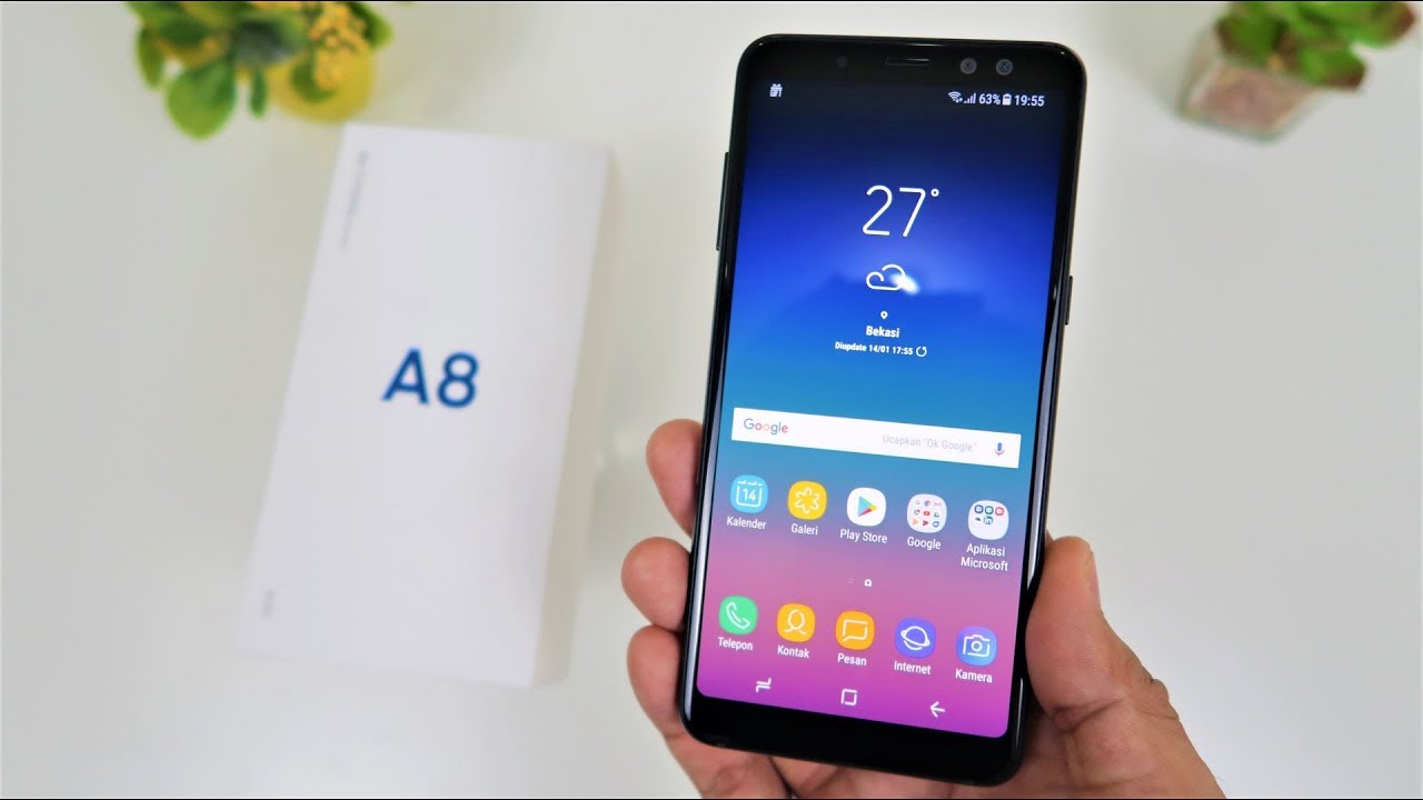 Unboxing Samsung Galaxy A8 (2018) Indonesia!