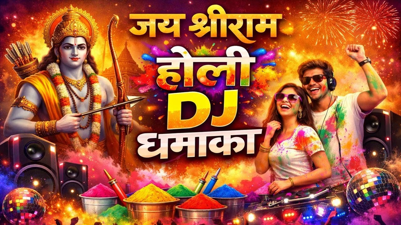 भगवा होली स्पेशल DJ सॉन्ग | Jai Shree Ram Holi Song | Ram Ji Ki Holi DJ Remix