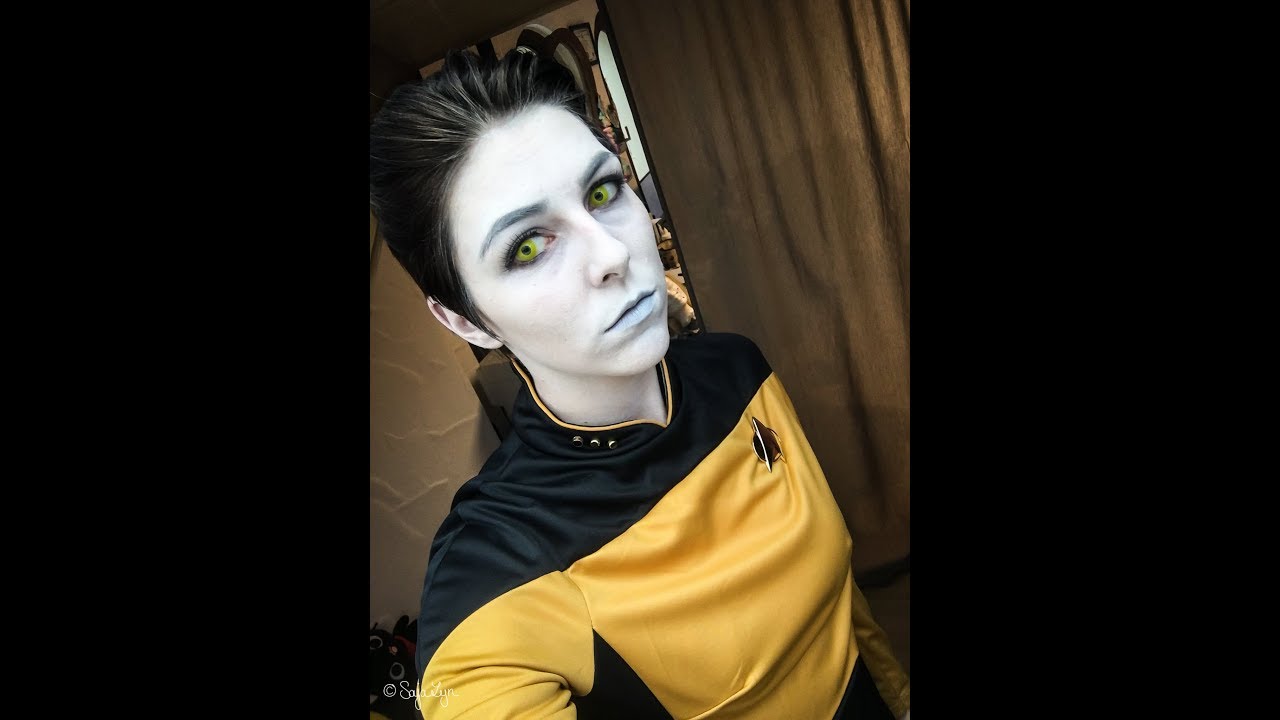 How To Make Up: Lieutenant Commander Data from Star Trek The Next Genereation