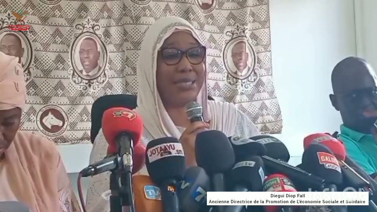 Diegui Diop: Ancienne Directrice de La Promotion de L'&eacute;conomie Sociale et Solidaire Face &agrave; la Presse