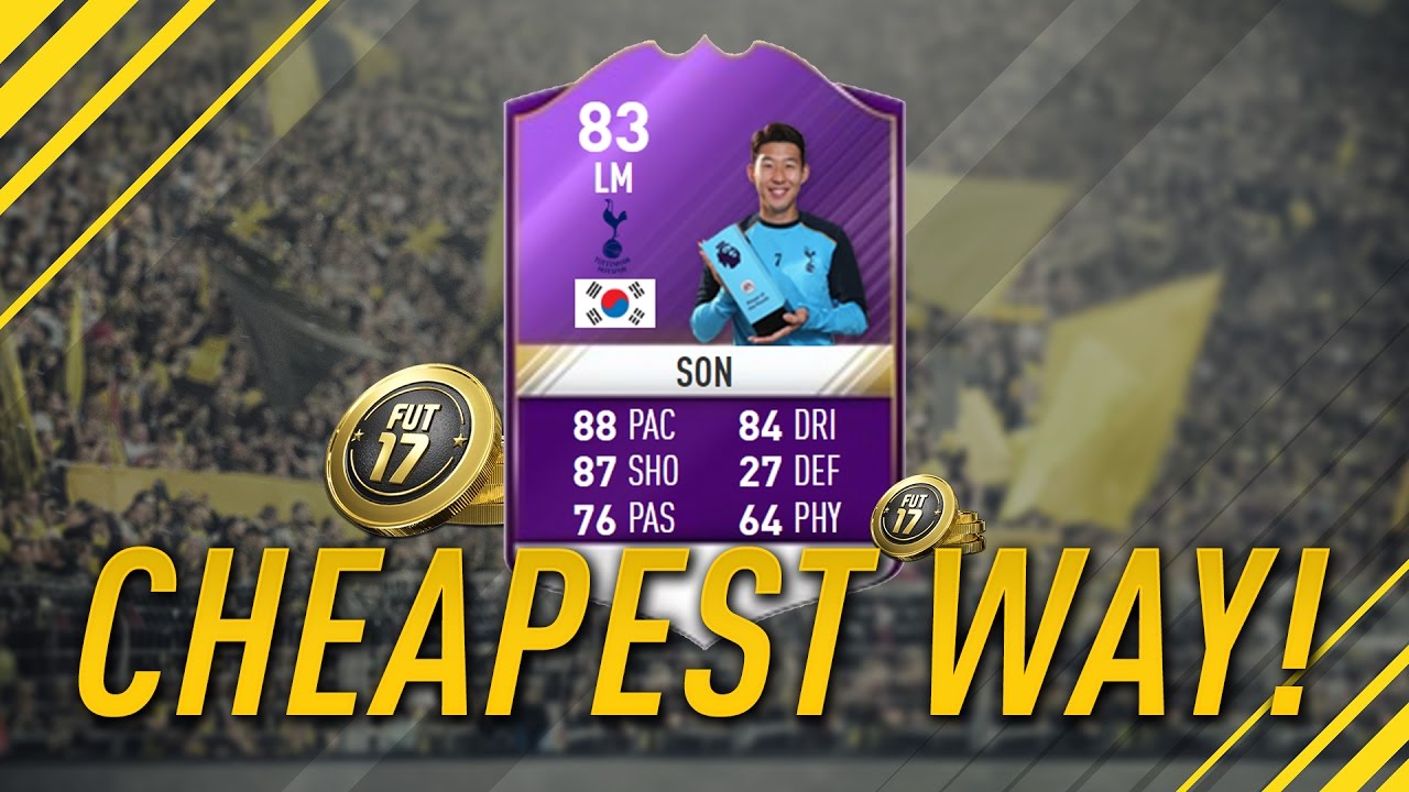 FIFA 17: HOW TO GET POTM SON CHEAP! CHEAPEST WAY TO COMPLETE SON SBC!