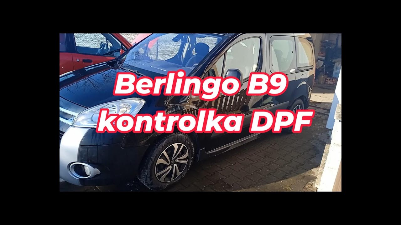 Citroen Berlingo B9 1.6HDI kontrolka DPf