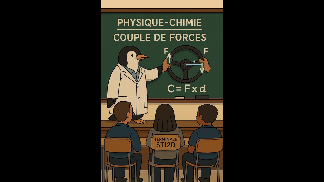 Vitesse de rotation et moment