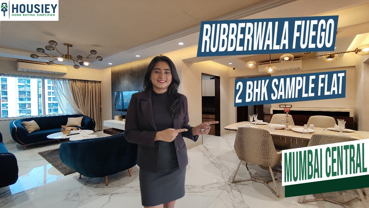 Rubberwala Fuego Mumbai | 2 BHK Luxury Flat Tour at Grant Road | Price & Amenities 2025