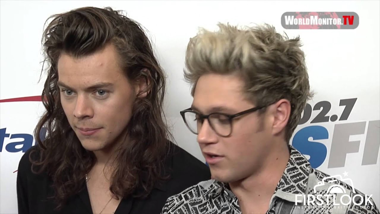 One Direction backstage at 
