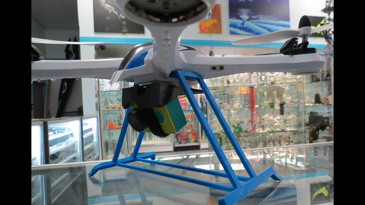 NEW - Tarantula X6 Mod - Version 2, 3D Printed landing gear, and Xiaomi Yi 30 degree camera mount
