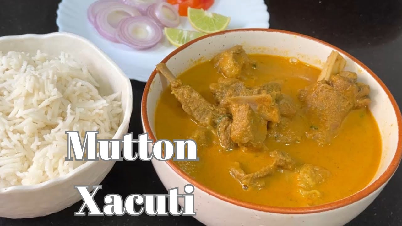 Goan Mutton Xacuti Recipe | Mutton Masala Curry in Goan style | Goan Shagoti