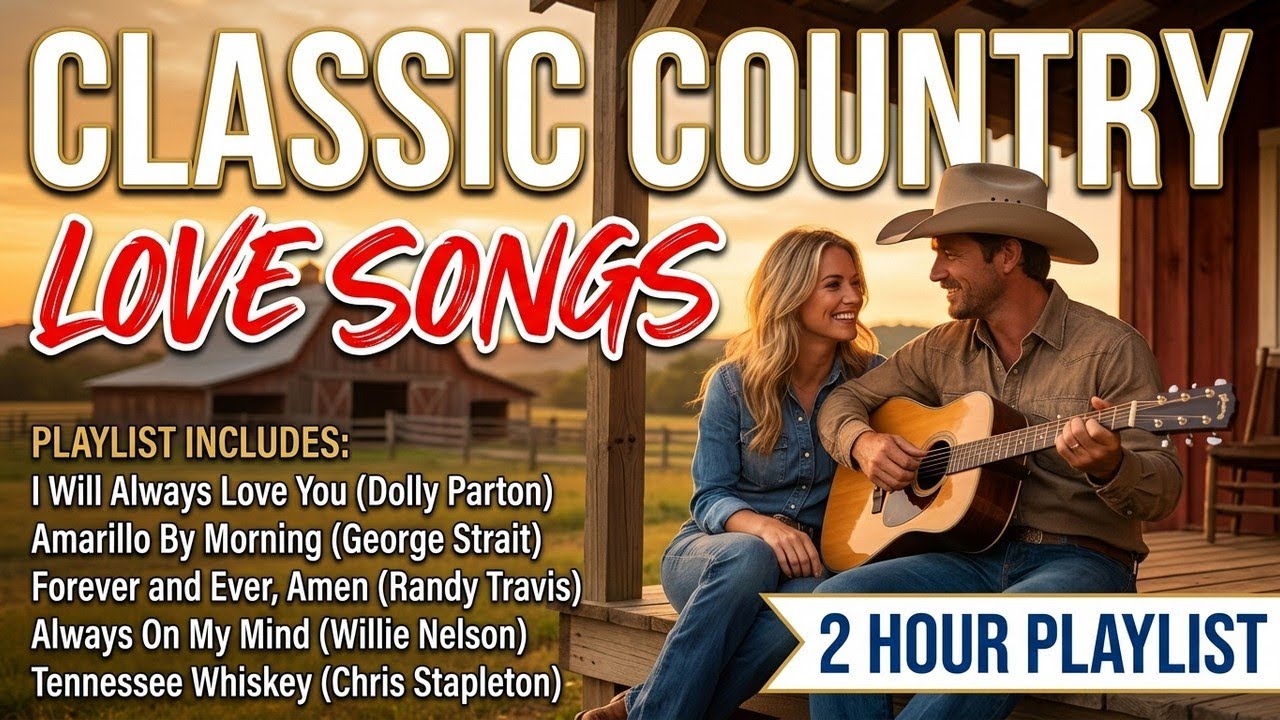 Best Old Country Love Songs 70s 80s 90s 🤠 Classic Romantic Country Playlist
