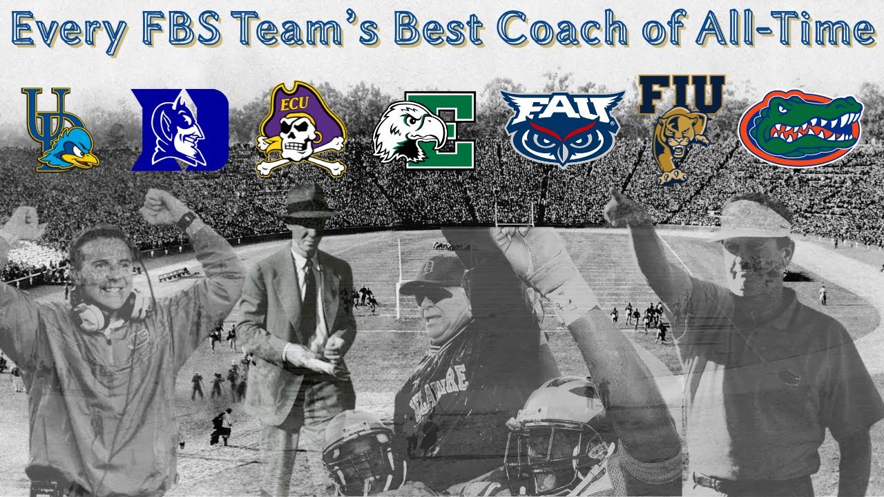 Best College Football Coaches of All-Time:Delaware-Florida