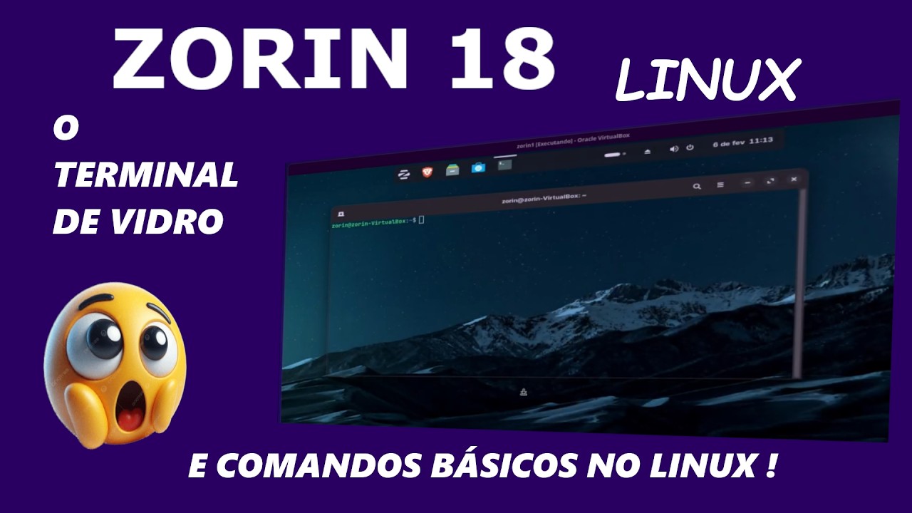 ZORIN OS: Guia de comandos para Iniciantes (E como deixar o Terminal Transparente)