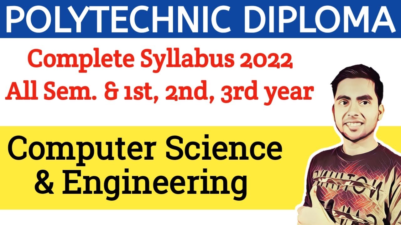 Polytechnic Computer Science Engineering Subject, Syllabus 2023, Polytechnic Course After 10th, 12th