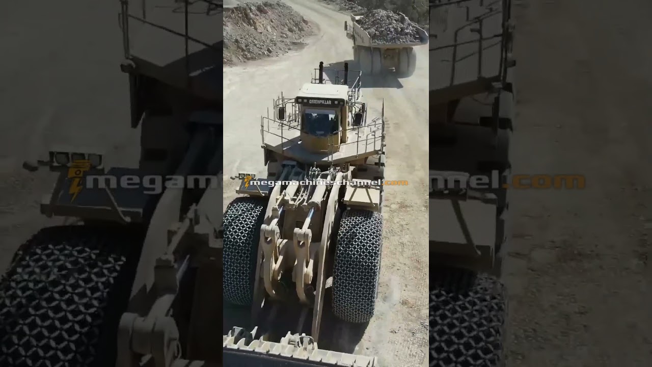 Huge Caterpillar 994 Wheel Loader Working On Aggregate Quarry!