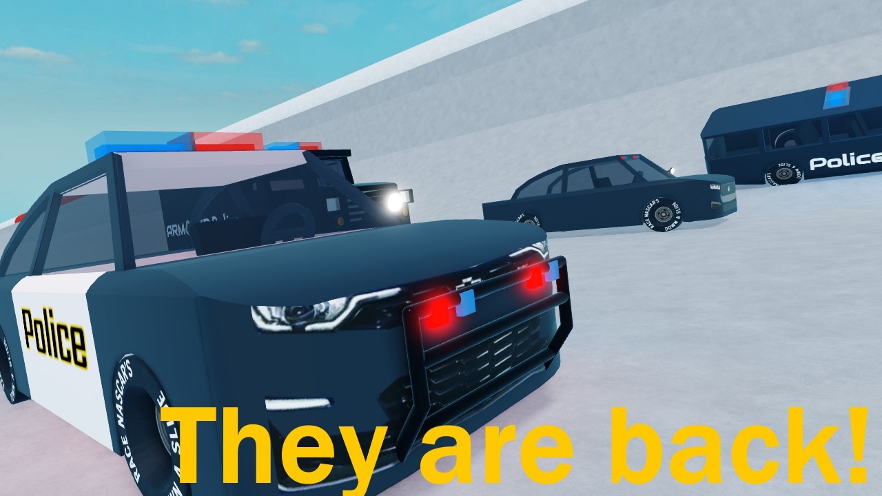 The Police Obstacle is back! Race Nascars Down a Slide. V0.1.8