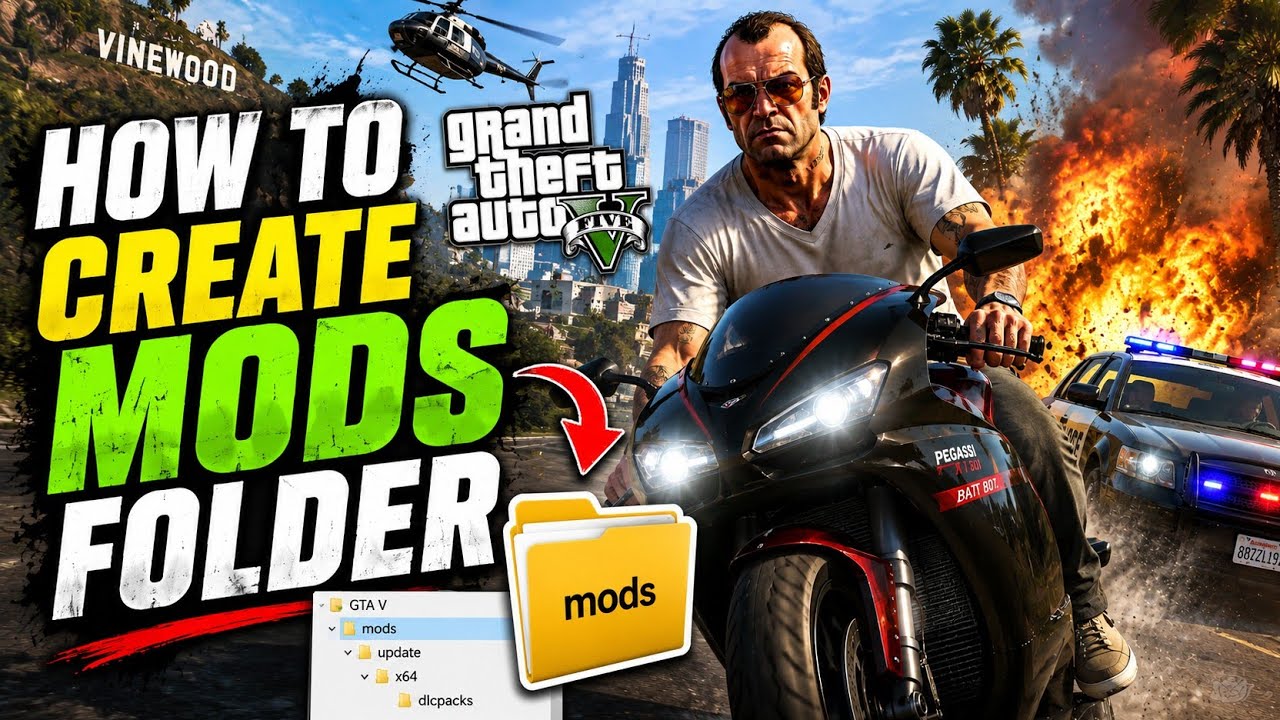 How to create a mods folder in GTA V | Tutorial for Beginners (2026)