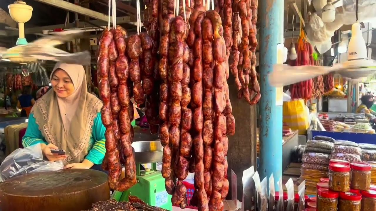 Beef, sausage, dried fish, dried beef, spices, vegetables, food and more