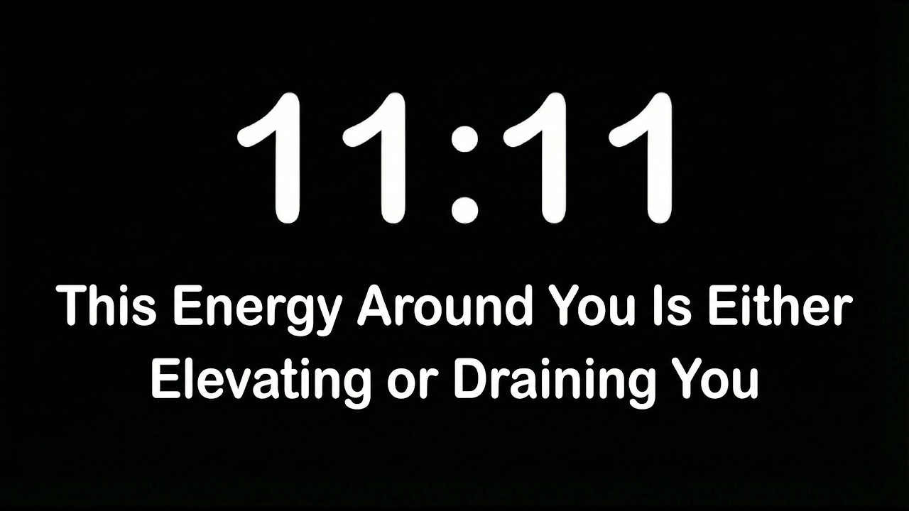 ✨11:11👼This Energy Around You Is Either Elevating or Draining You...🌊💫🔰