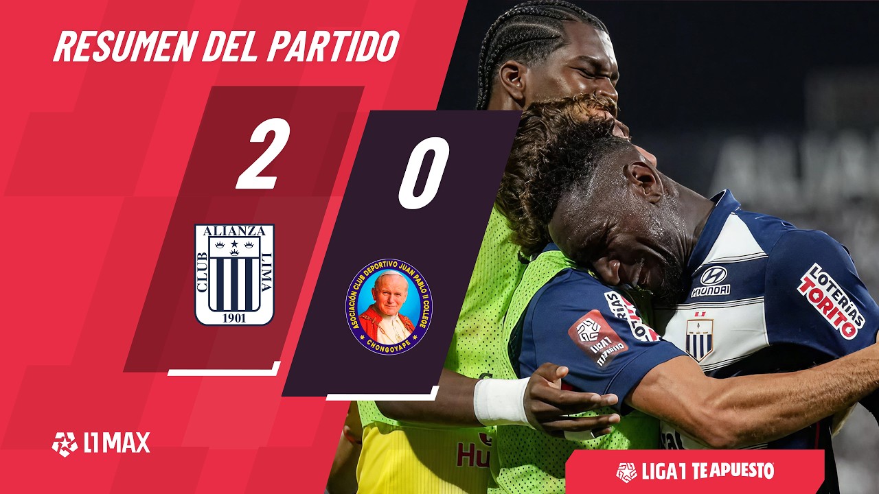 Alianza Lima 2-0 Juan Pablo II: resumen EXTENDIDO del partido | Fecha 8 | #Liga1TeApuesto2026
