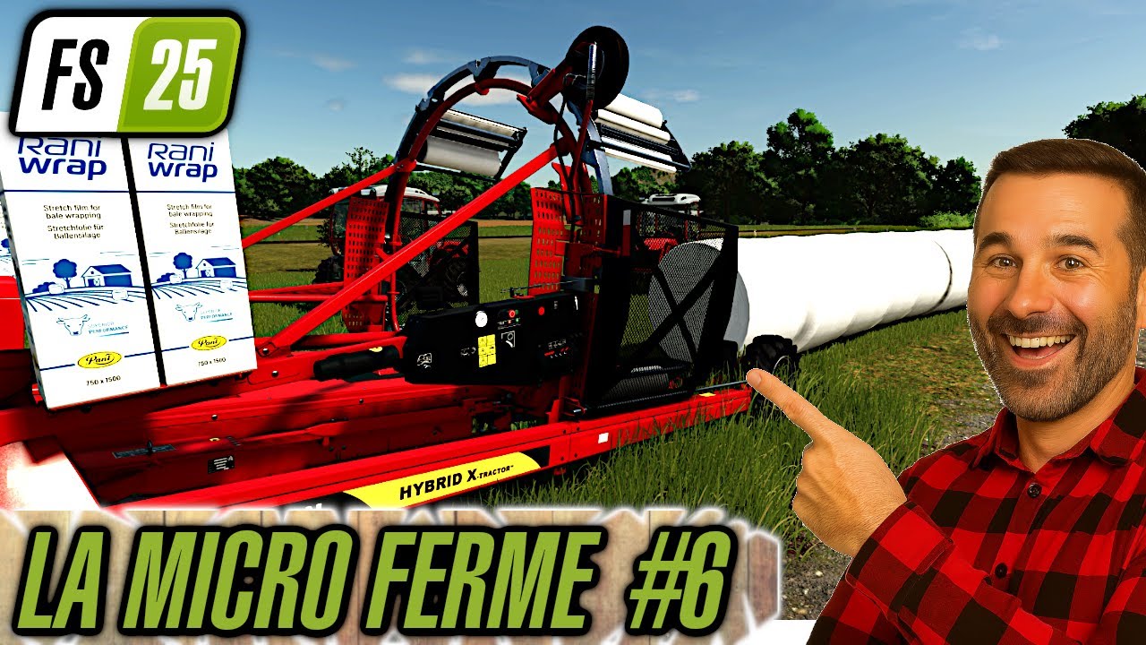 On lance enfin l’ENSILAGE ! Presses, X-tractor et premières balles – Micro‑Ferme Bio