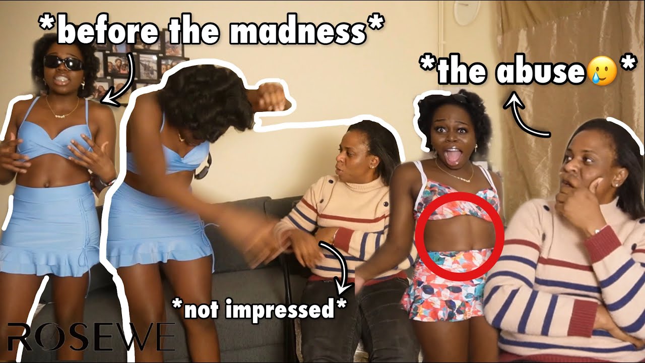 MY STRICT Mum Rates & Reacts To My REVEALING SWIMWEAR (Ft. Rosewe)
