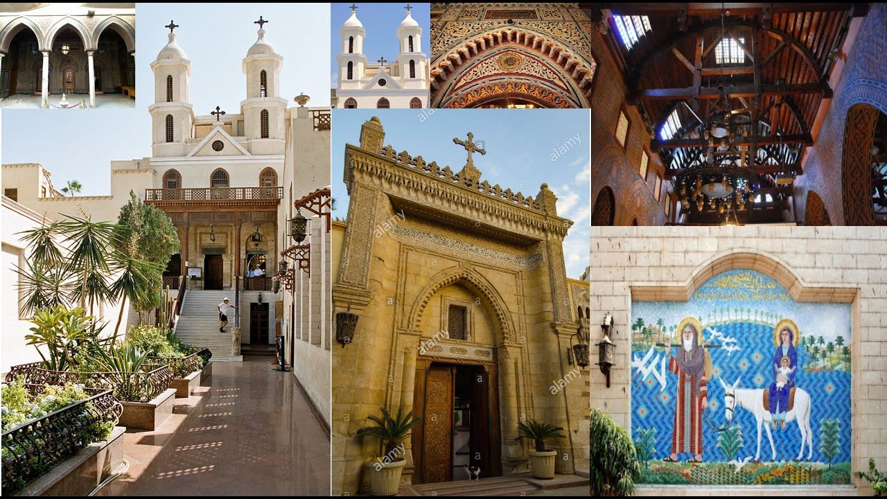 الكنيسة المعلقة بمجمع الأديان بالقاهرة - عمارة الكنائس فى مصر, د/كمال الجبلاوى