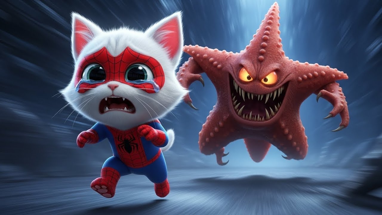 🐱⚔️ Hungry Star Cat vs Savage Monster 😨 The Nightmare Fight! | Epic Cat Story