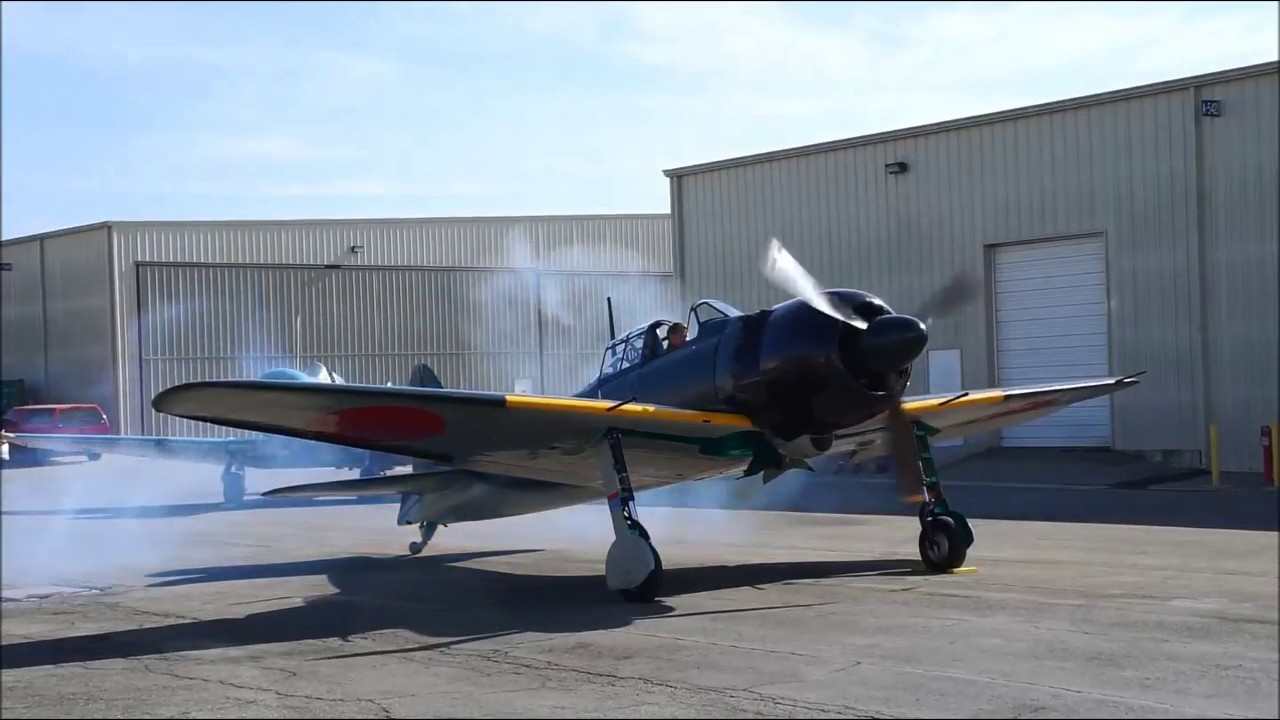 A6M5 - Zero - Engine Start