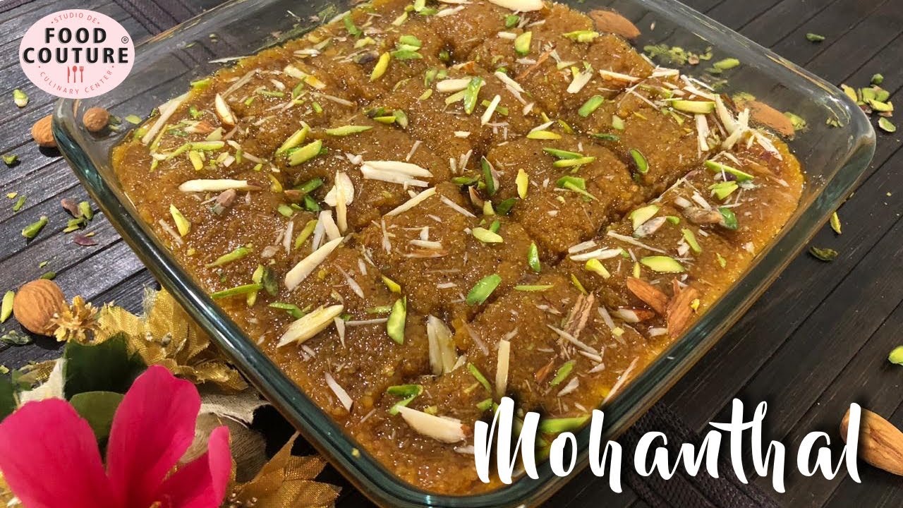 मोहनथाल | Lachko Mohanthal Recipe | Traditional Gujarati Sweet