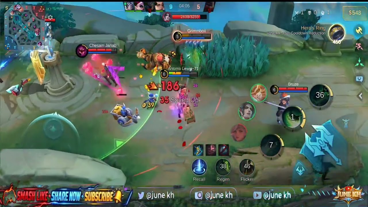 Terizla MLBB Gameplay 🔥 Ranked Push/ Freestyle | June Kh