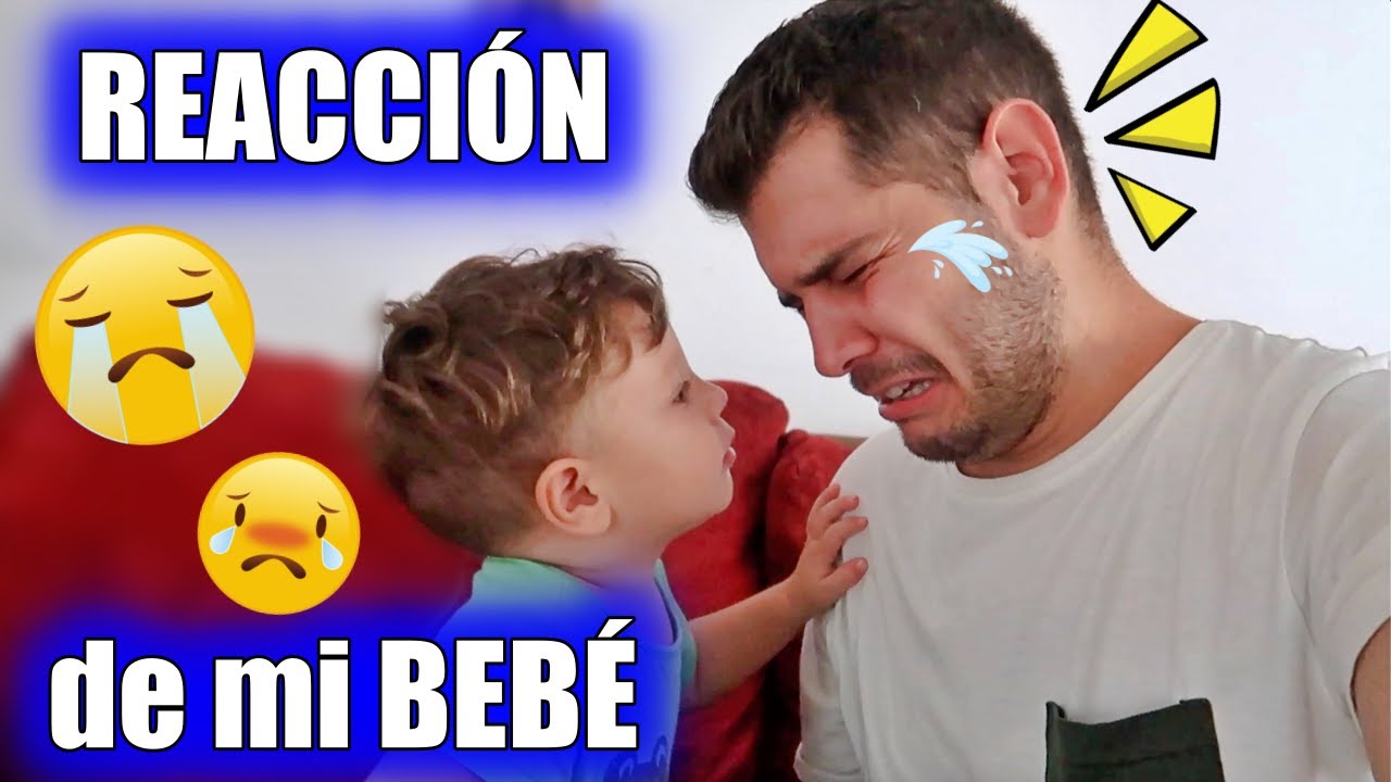 REACCIÓN de MI BEBÉ al verme LLORAR 😭 vlog Happy Ohana