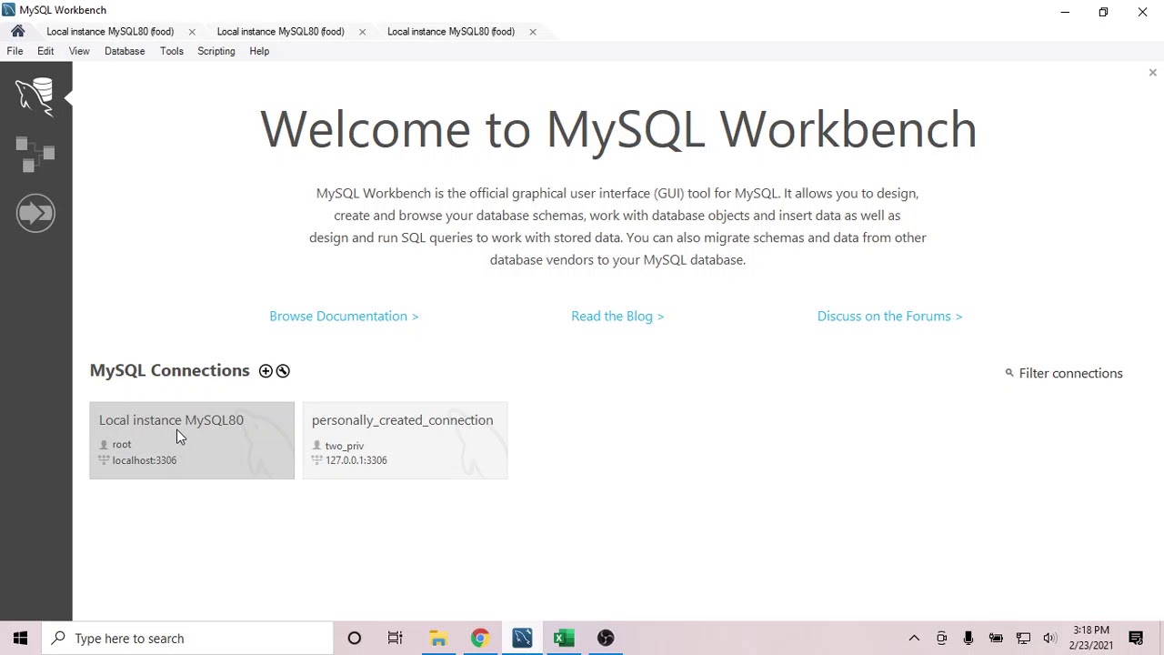 How to create a new user with limited privileges using MySql Workbench