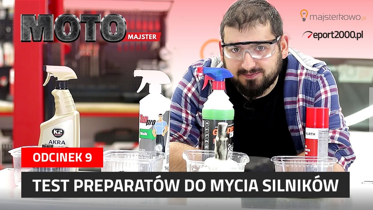 Test preparat&oacute;w do mycia silnik&oacute;w i innych silnie zabrudzonych części - motoMAJSTER #9