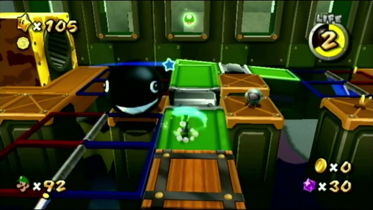 [RTA] SMG2CC: Chompworks 1 in 2:31.70 (Luigi)