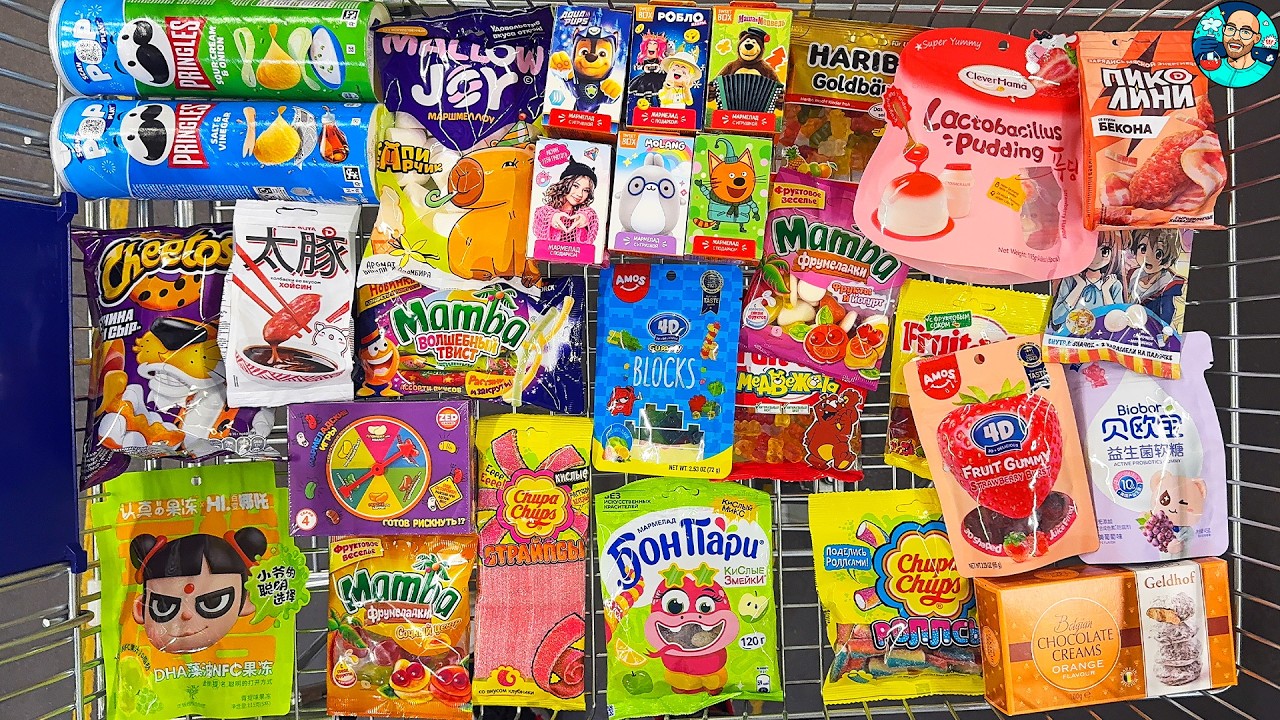 Море Конфет и Сладостей 🍬 Маша и Медведь, Щенячий Патруль, Роблокс, Три кота, Муланги, Pringles