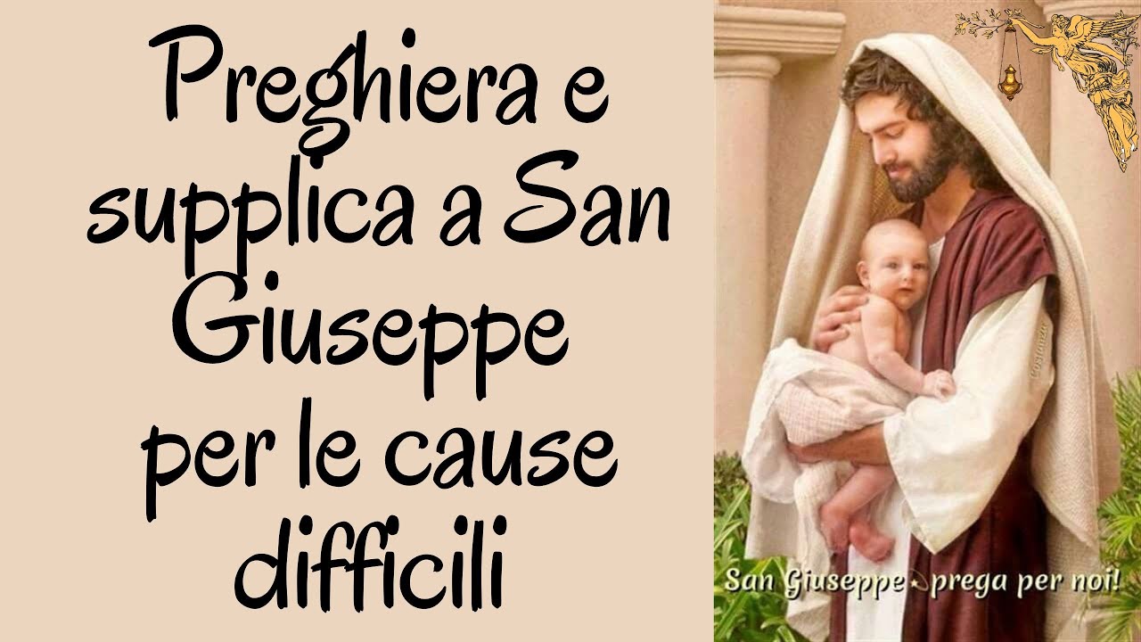 🔴Supplica e Preghiera a San Giuseppe  per le cause difficili ( 19 Marzo )🙏🙏🙏💖