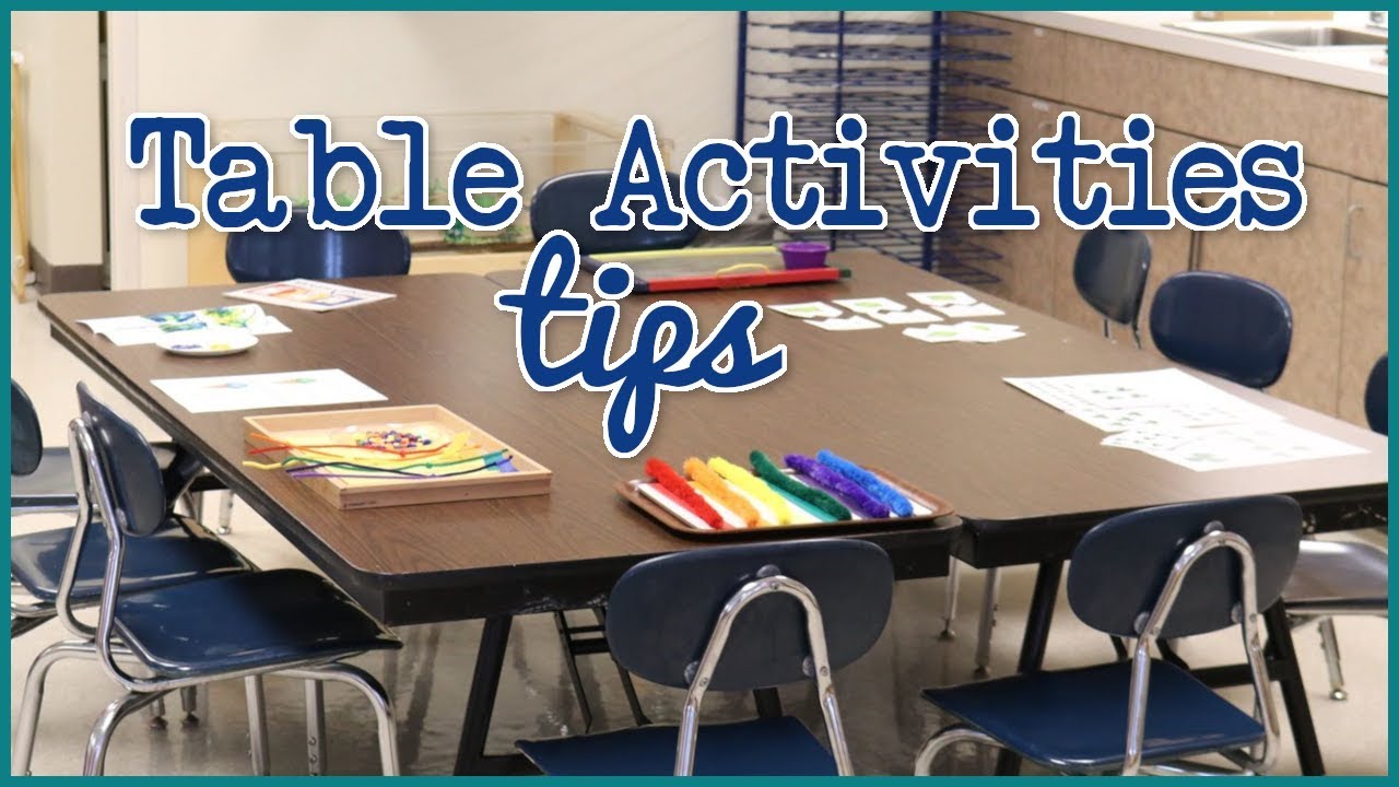 Putting Together Table Activities for Toddlers and Preschoolers