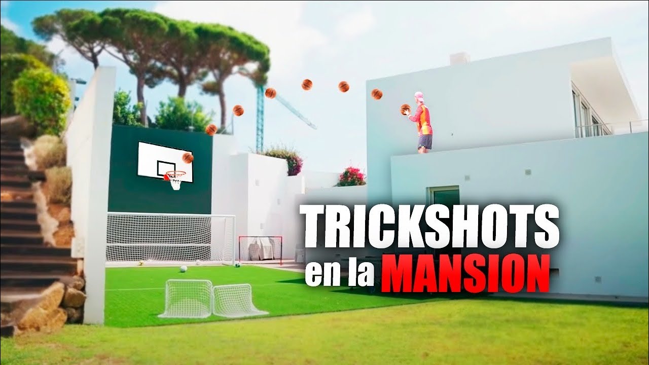 TRICKSHOTS IMPOSIBLES en la MANSIÓN FAV’s 🏠⚽️🎾🏀