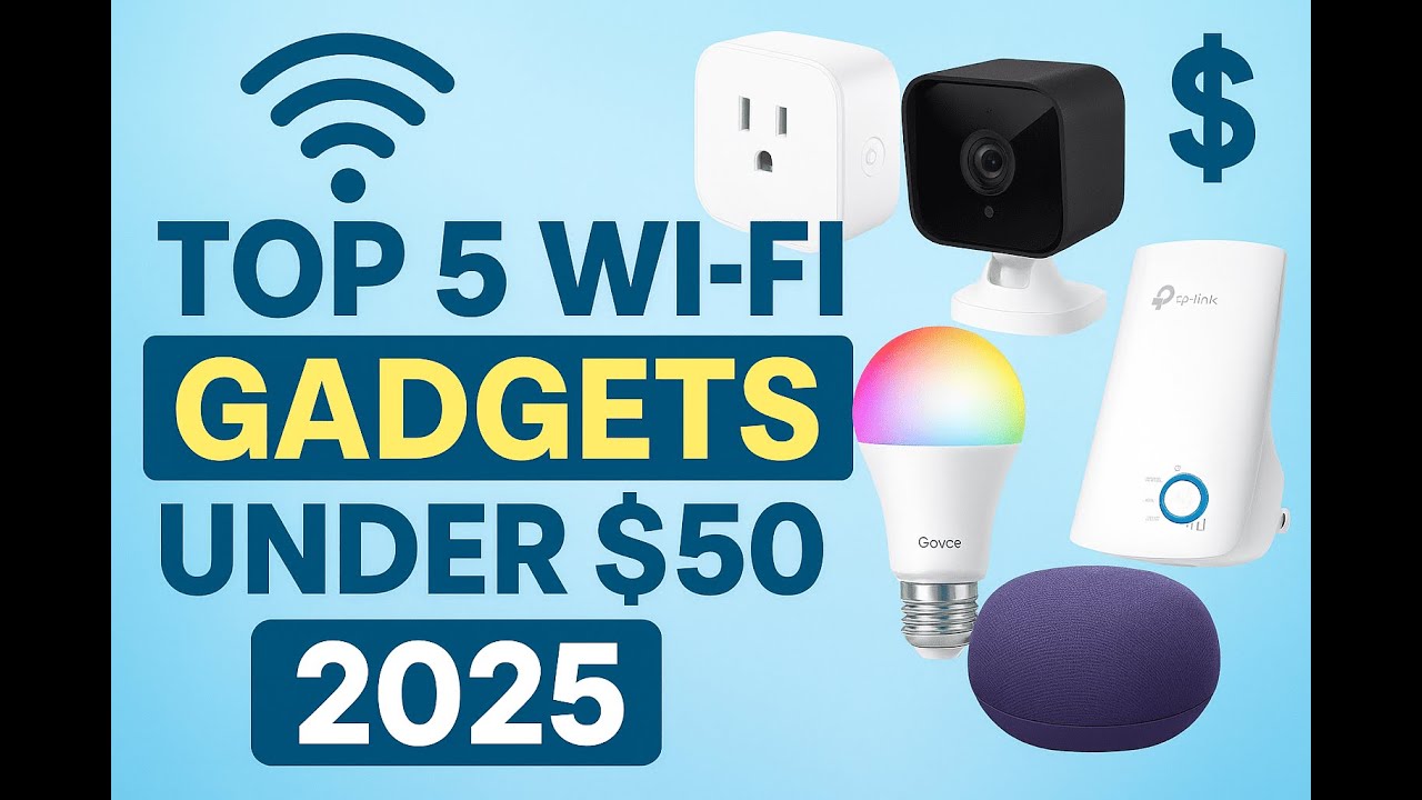 Amazon's Best Wi-Fi Gadgets Under $50 (2025) &ndash; Smart & Affordable!