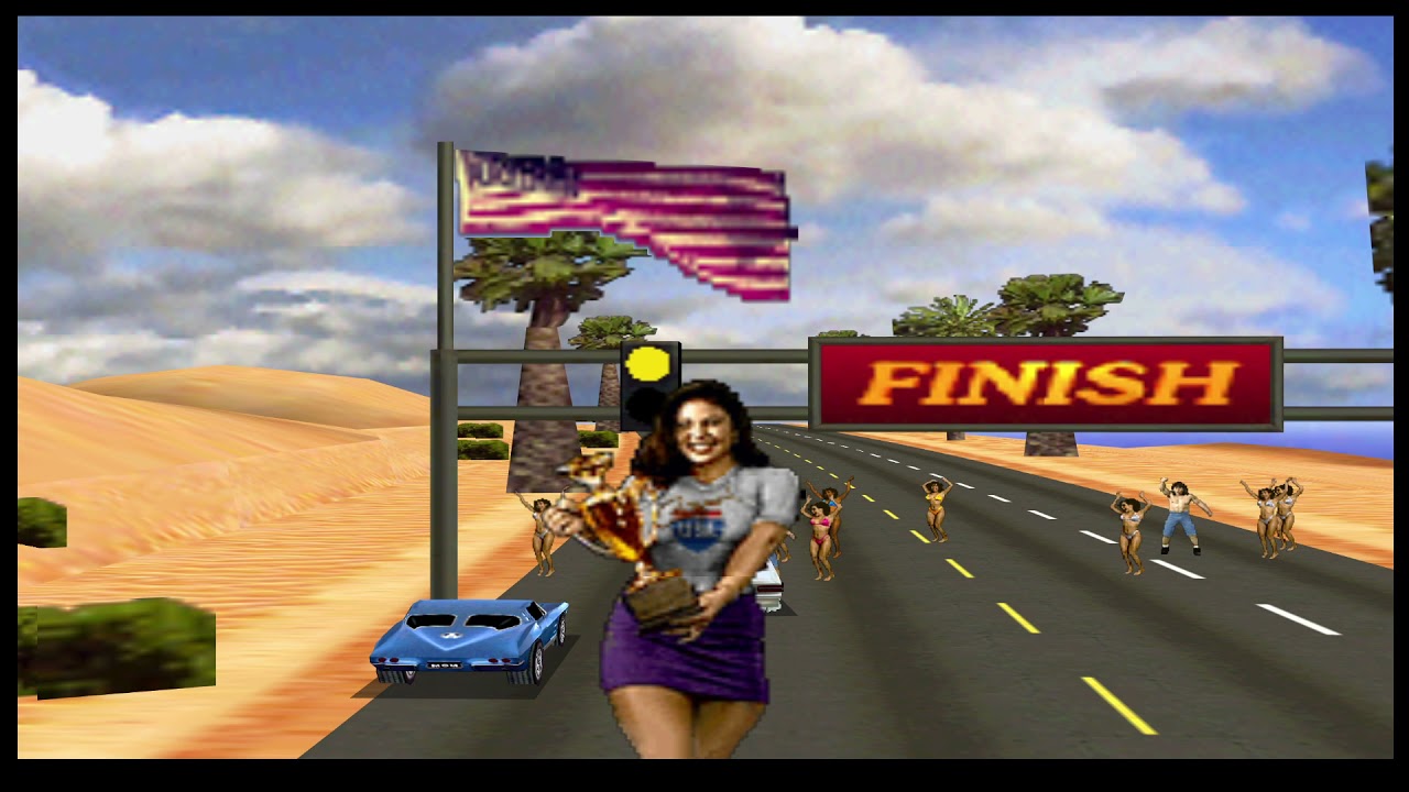 Cruis'n USA (N64) | FULL GAME | ALL TRACKS | POLICE CRUISER |